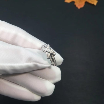 [Kincade Jewelrys]JEUX DE SILVER DIAMOND RING