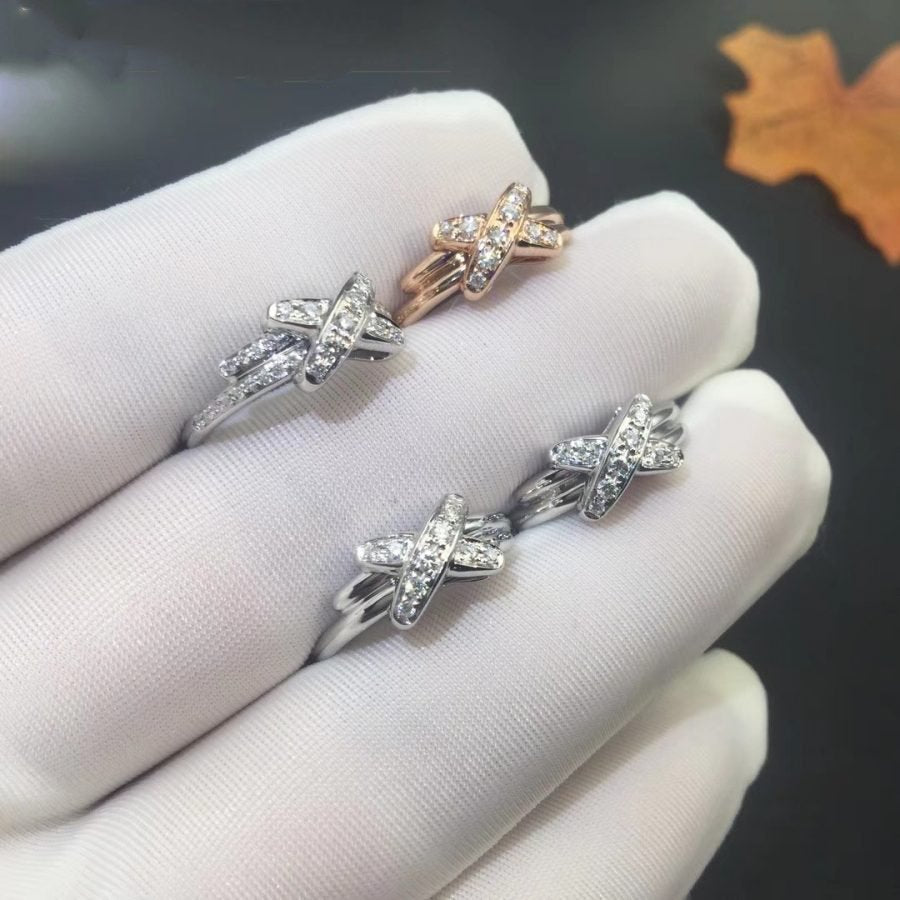 [Kincade Jewelrys]JEUX DE SILVER DIAMOND RING