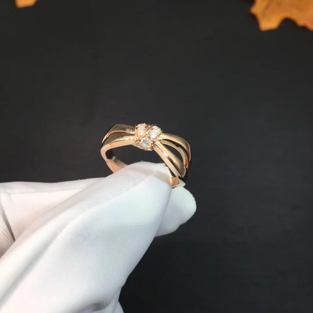 [Kincade Jewelrys]LIENS RING PINK GOLD DIAMOND