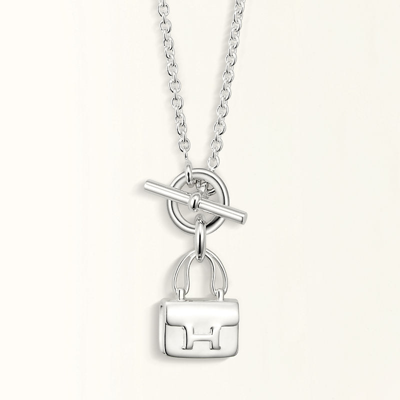 [Joyas Kincade] COLLAR DE PLATA CON PEDANTE POP H