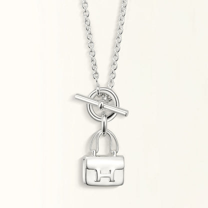 [Joyas Kincade] COLLAR DE PLATA CON PEDANTE POP H