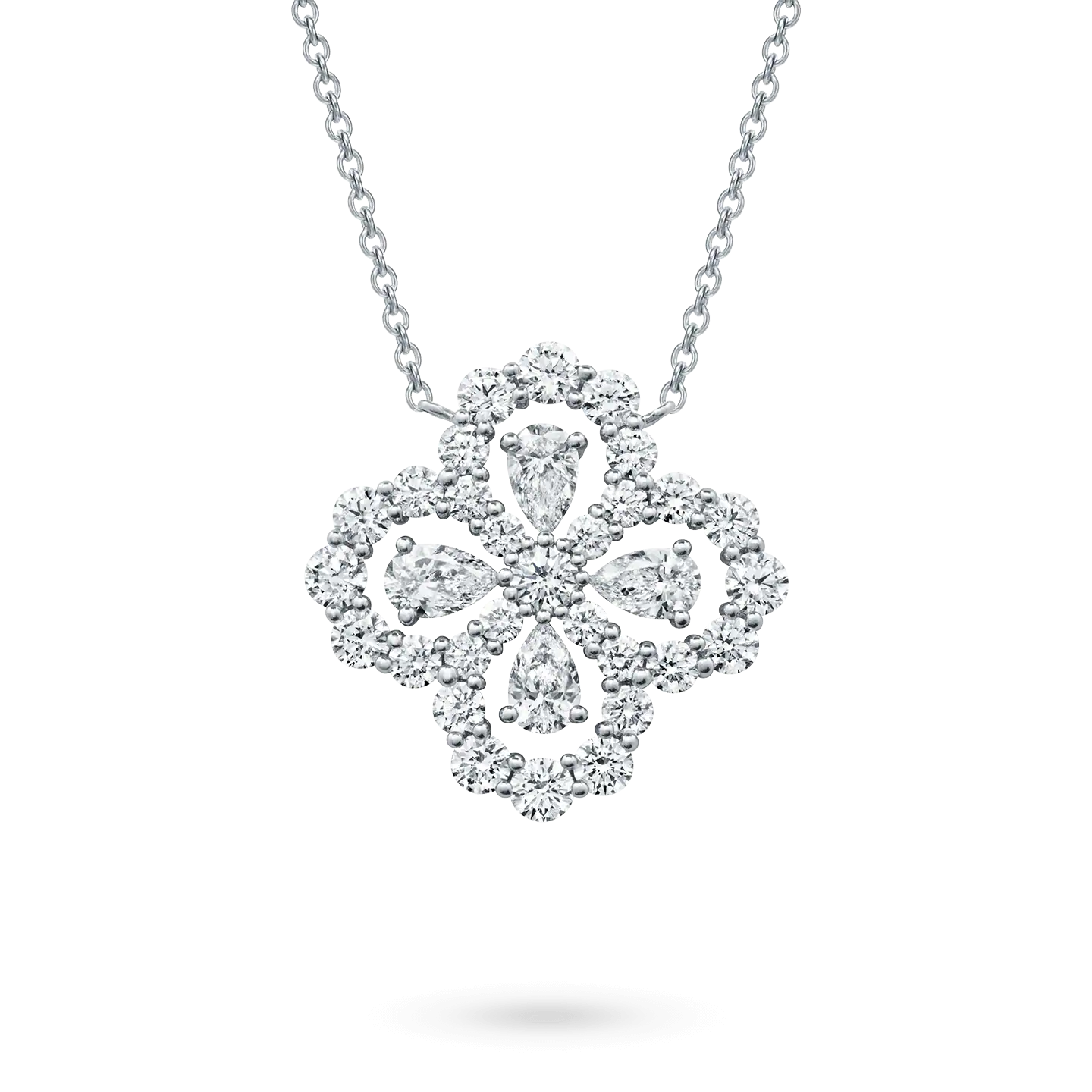 [Kincade Jewelrys] COLLAR DE LAZO CON DIAMANTE Y MOTIVO COMPLETO DE 16 MM EN MÚLTIPLES COLORES