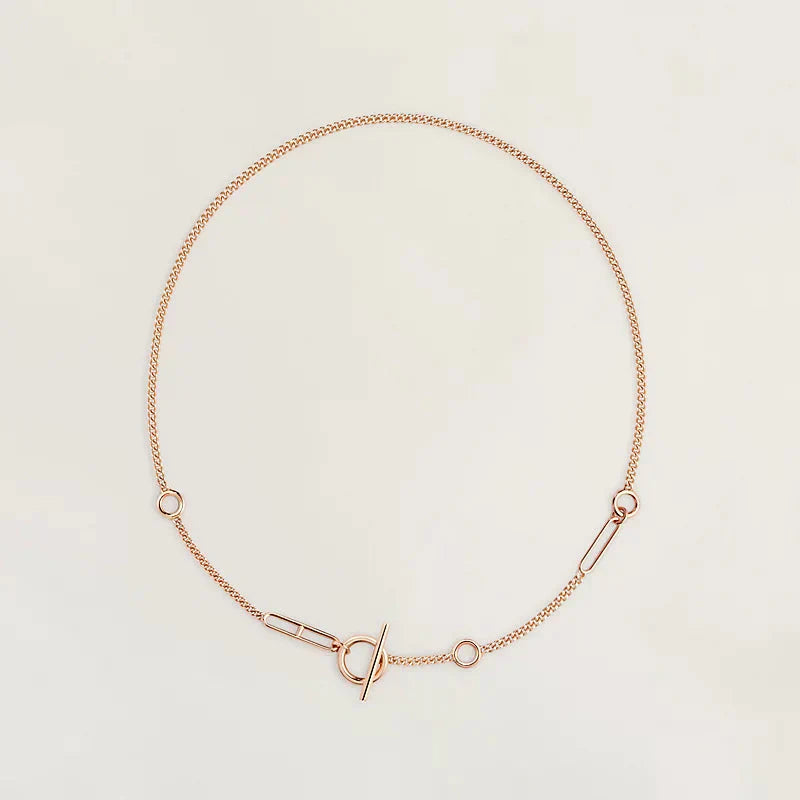 [Joyas Kincade]CADENA DE CORAZÓN DE ANCRE DE LEY HM