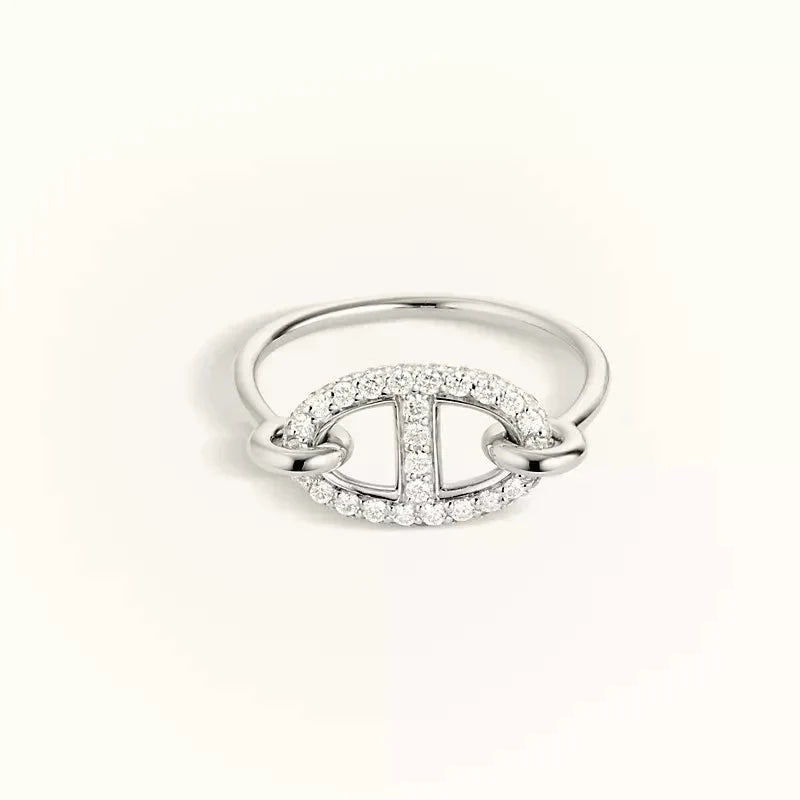 [Kincade Jewelrys] ANILLO DE PLATA CON DIAMANTES PEQUEÑOS Y RONDE