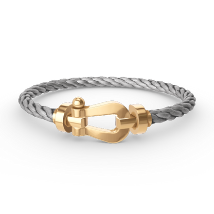 [Kincade Jewelrys]Pulsera de herradura grande Force sin diamantes en oro