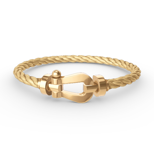 [Kincade Jewelrys]Pulsera de herradura grande Force sin diamantes en oro