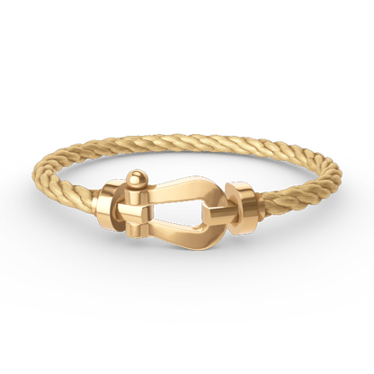 [Kincade Jewelrys]Pulsera de herradura grande Force sin diamantes en oro