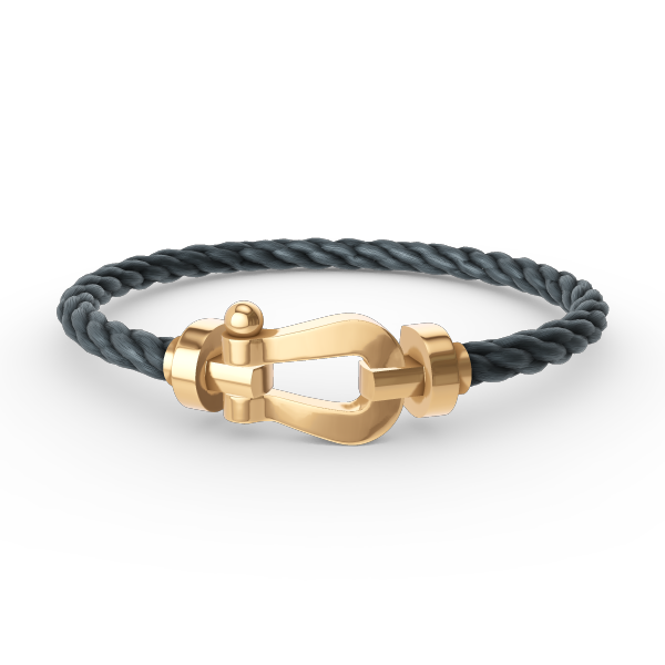 [Kincade Jewelrys]Pulsera de herradura grande Force sin diamantes en oro