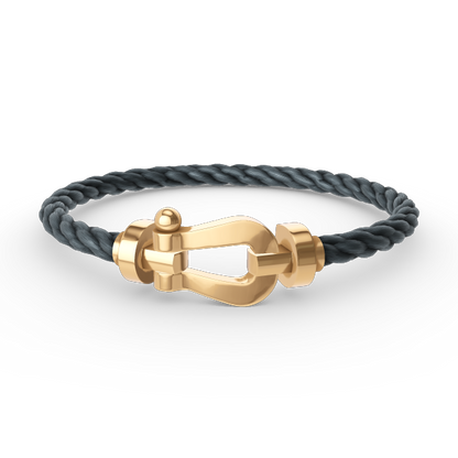 [Kincade Jewelrys]Pulsera de herradura grande Force sin diamantes en oro