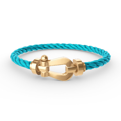 [Kincade Jewelrys]Pulsera de herradura grande Force sin diamantes en oro