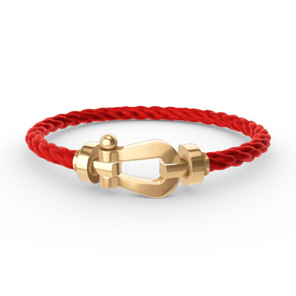 [Kincade Jewelrys]Pulsera de herradura grande Force sin diamantes en oro