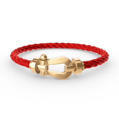 [Kincade Jewelrys]Pulsera de herradura grande Force sin diamantes en oro
