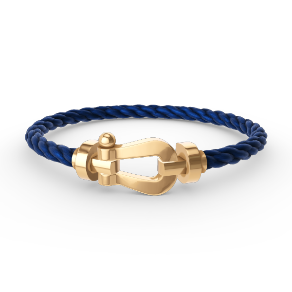 [Kincade Jewelrys]Pulsera de herradura grande Force sin diamantes en oro