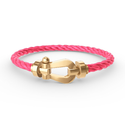[Kincade Jewelrys]Pulsera de herradura grande Force sin diamantes en oro