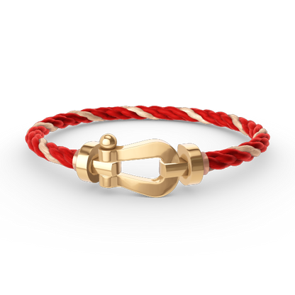 [Kincade Jewelrys]Pulsera de herradura grande Force sin diamantes en oro