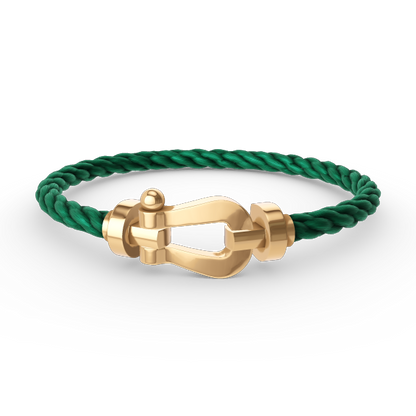 [Kincade Jewelrys]Pulsera de herradura grande Force sin diamantes en oro