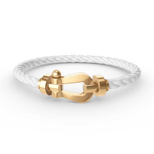 [Kincade Jewelrys]Pulsera de herradura grande Force sin diamantes en oro