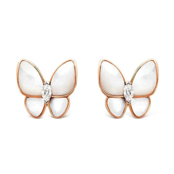 [Joyas Kincade] PENDIENTES DE MARIPOSA CON DIAMANTES