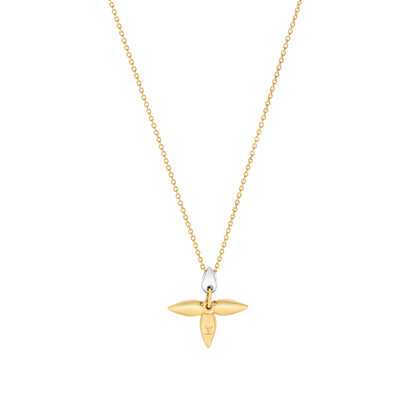 [Joyas Kincade] COLLAR DE ORO CON PEDANTE LOUISETTE