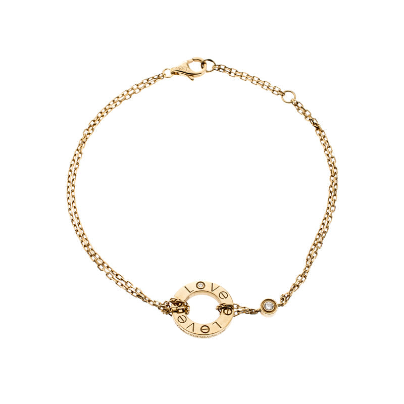 [Kincade Jewelrys] PULSERA DE AMOR CON 2 DIAMANTES