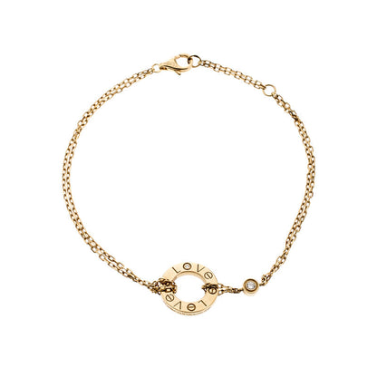 [Kincade Jewelrys] PULSERA DE AMOR CON 2 DIAMANTES