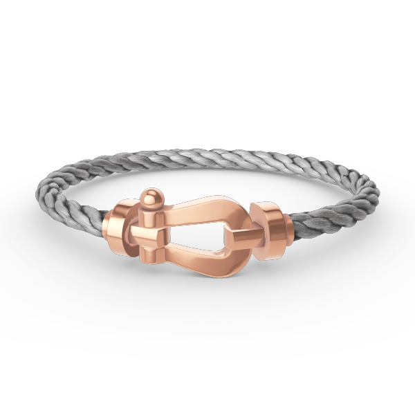 [Kincade Jewelrys] PULSERA FORCE DE HERRADURA GRANDE SIN DIAMANTES EN ORO ROSA