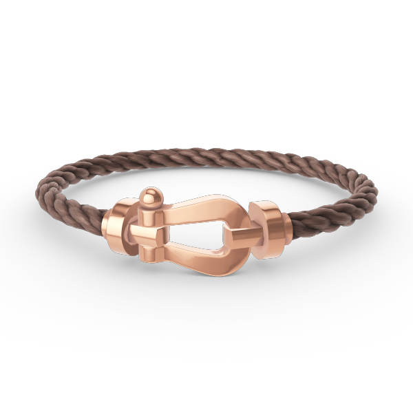 [Kincade Jewelrys] PULSERA FORCE DE HERRADURA GRANDE SIN DIAMANTES EN ORO ROSA