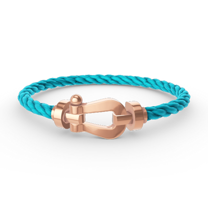 [Kincade Jewelrys] PULSERA FORCE DE HERRADURA GRANDE SIN DIAMANTES EN ORO ROSA