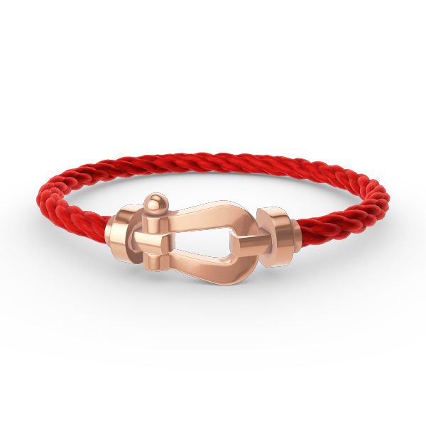 [Kincade Jewelrys] PULSERA FORCE DE HERRADURA GRANDE SIN DIAMANTES EN ORO ROSA