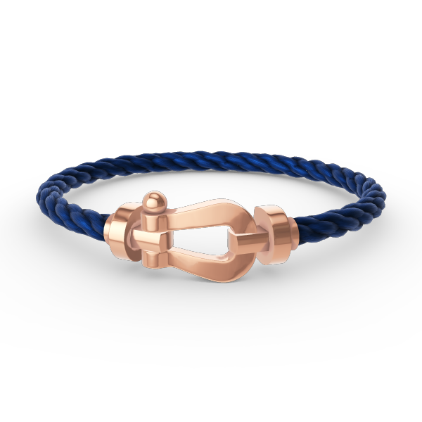 [Kincade Jewelrys] PULSERA FORCE DE HERRADURA GRANDE SIN DIAMANTES EN ORO ROSA