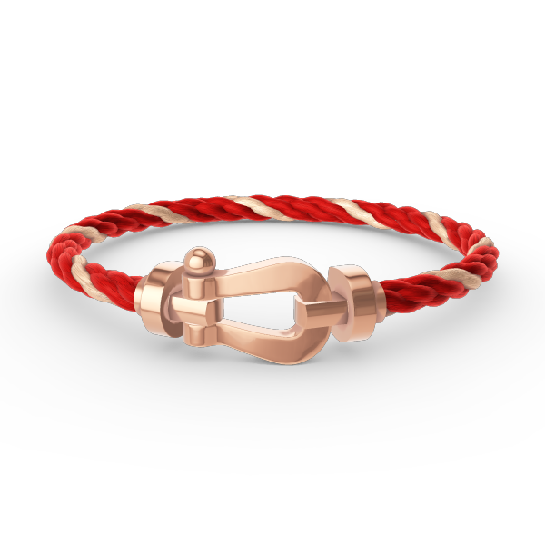 [Kincade Jewelrys] PULSERA FORCE DE HERRADURA GRANDE SIN DIAMANTES EN ORO ROSA