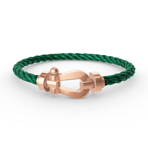 [Kincade Jewelrys] PULSERA FORCE DE HERRADURA GRANDE SIN DIAMANTES EN ORO ROSA