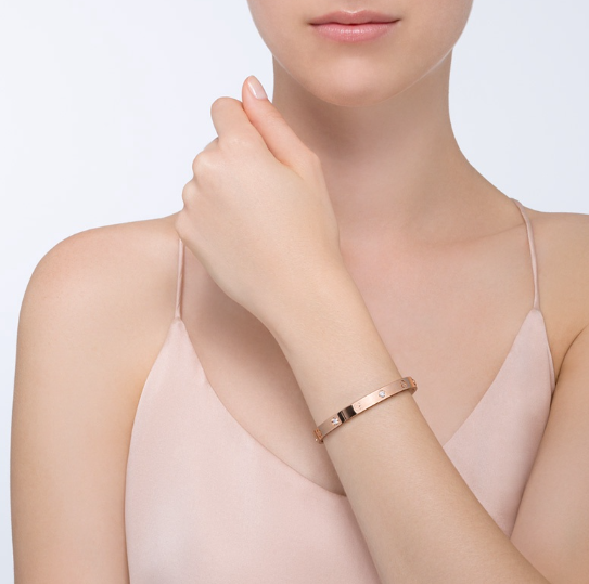 [Kincade Jewelrys]LOVE BRACELET 6.1MM 4 DIAMONDS