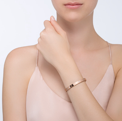 [Kincade Jewelrys]LOVE BRACELET 6.1MM 4 DIAMONDS