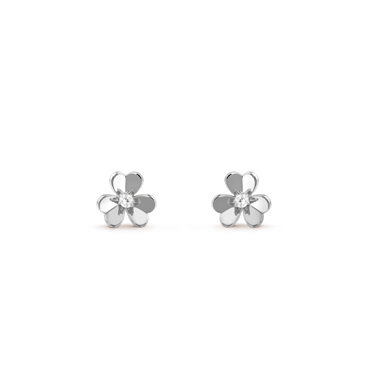 [Kincade Jewelrys]FRIVOLE MINI SILVER FLOWER EARRINGS
