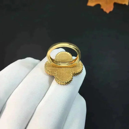 [Kincade Jewelrys]CLOVER MALACHITE RING