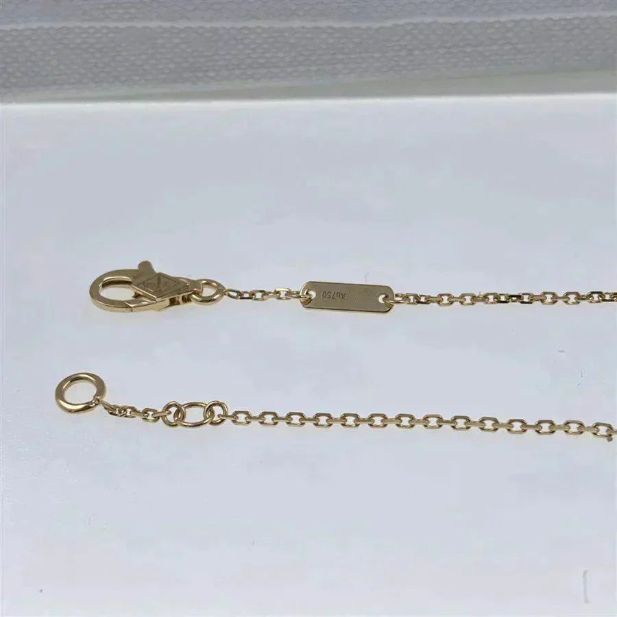 [Kincade Jewelrys]Pulsera de una sola flor de cornalina y trébol